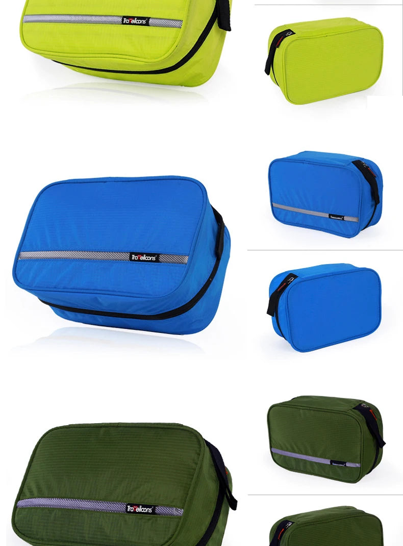 New Hanging Toiletry Bag Travel Toiletry Wash Organizer Kit for Men Women Cosmetics Make Up Sturdy Hanging Hook Shower Bags by Passport Outfitters