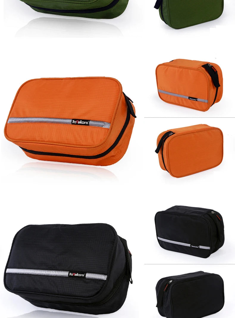 New Hanging Toiletry Bag Travel Toiletry Wash Organizer Kit for Men Women Cosmetics Make Up Sturdy Hanging Hook Shower Bags by Passport Outfitters