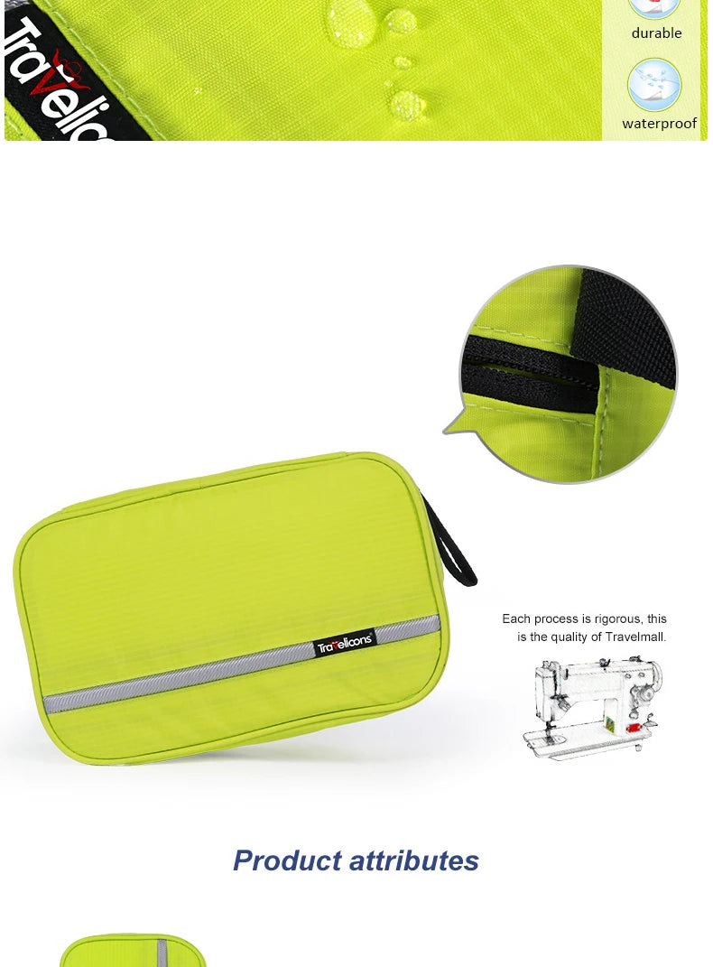 New Hanging Toiletry Bag Travel Toiletry Wash Organizer Kit for Men Women Cosmetics Make Up Sturdy Hanging Hook Shower Bags by Passport Outfitters