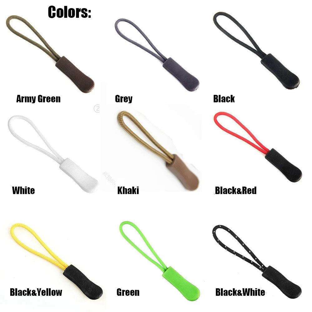Universal Zipper Pull Replacement Set (10 Pack) by Passport Outfitters