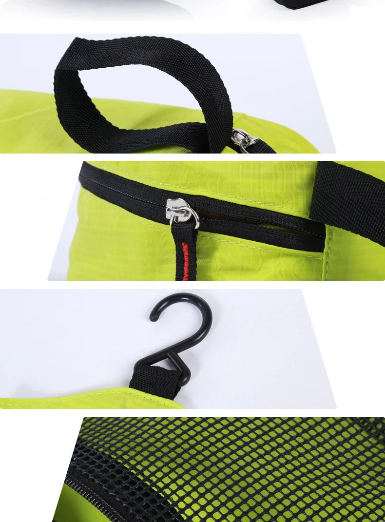 New Hanging Toiletry Bag Travel Toiletry Wash Organizer Kit for Men Women Cosmetics Make Up Sturdy Hanging Hook Shower Bags by Passport Outfitters