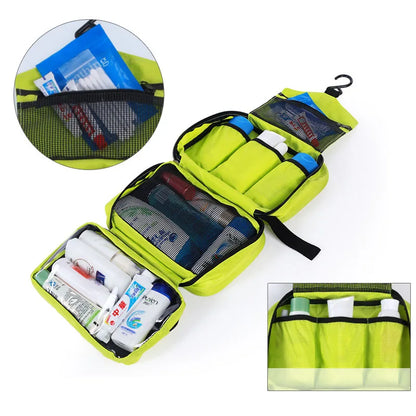 New Hanging Toiletry Bag Travel Toiletry Wash Organizer Kit for Men Women Cosmetics Make Up Sturdy Hanging Hook Shower Bags by Passport Outfitters