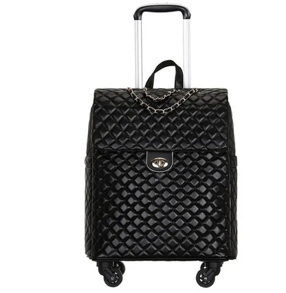 2020 New travel rolling bag for women PU baggage bag Women Wheeled Luggage bag Cabin Trolley Bag on wheels Trolley Suitcase by Passport Outfitters
