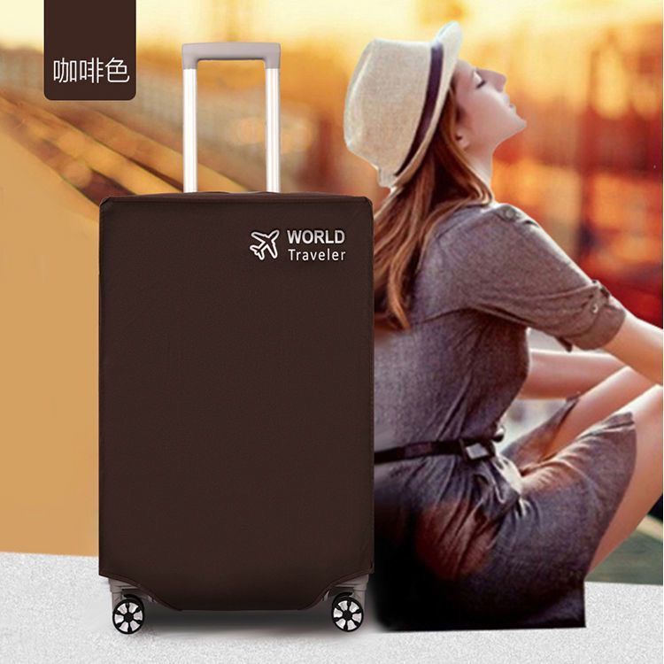 Thickened luggage case protective cover 20 suitcase cover waterproof wear-resistant luggage case shipping dust cover 24/26/28 inch by Passport Outfitters