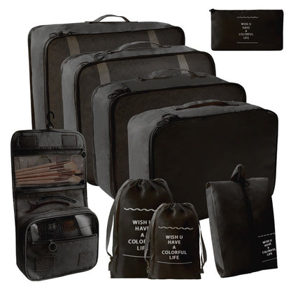 Travel Storage suit Seven-Piece Set of Partition Storage and Arrangement for Home Travel Portable Expansion and Decreposition Travel by Passport Outfitters