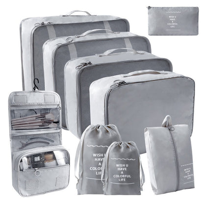 Travel Storage suit Seven-Piece Set of Partition Storage and Arrangement for Home Travel Portable Expansion and Decreposition Travel by Passport Outfitters