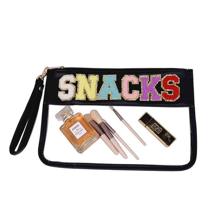 Cross-border Explosive Transparent PVC Portable Cosmetic Bag Waterproof Portable Storage Bag Beach Travel Cosmetic Bag Envelope Bag by Passport Outfitters