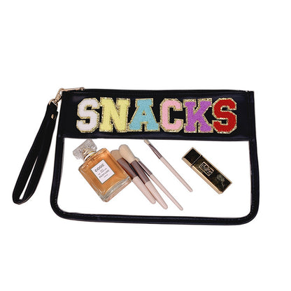 Cross-border Explosive Transparent PVC Portable Cosmetic Bag Waterproof Portable Storage Bag Beach Travel Cosmetic Bag Envelope Bag by Passport Outfitters
