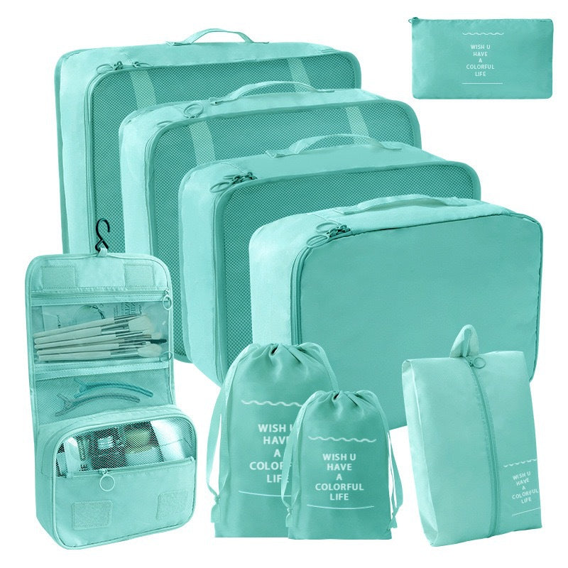 Travel Storage suit Seven-Piece Set of Partition Storage and Arrangement for Home Travel Portable Expansion and Decreposition Travel by Passport Outfitters