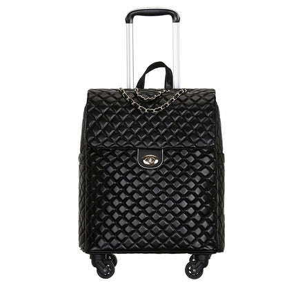 2020 New travel rolling bag for women PU baggage bag Women Wheeled Luggage bag Cabin Trolley Bag on wheels Trolley Suitcase by Passport Outfitters