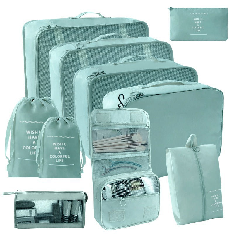 Travel Storage suit Seven-Piece Set of Partition Storage and Arrangement for Home Travel Portable Expansion and Decreposition Travel by Passport Outfitters