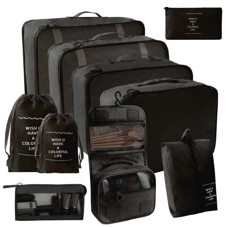 Travel Storage suit Seven-Piece Set of Partition Storage and Arrangement for Home Travel Portable Expansion and Decreposition Travel by Passport Outfitters