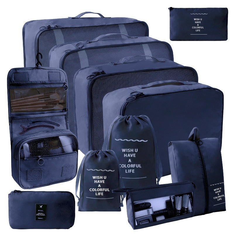 Travel Storage suit Seven-Piece Set of Partition Storage and Arrangement for Home Travel Portable Expansion and Decreposition Travel by Passport Outfitters