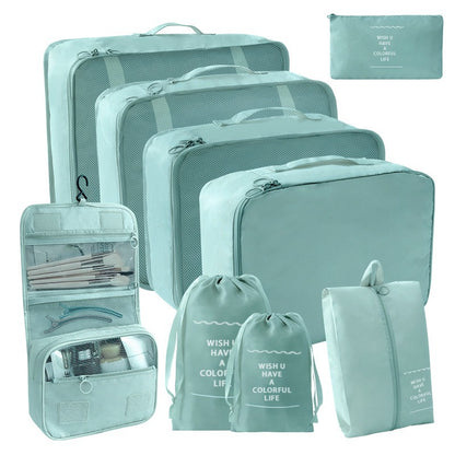 Travel Storage suit Seven-Piece Set of Partition Storage and Arrangement for Home Travel Portable Expansion and Decreposition Travel by Passport Outfitters