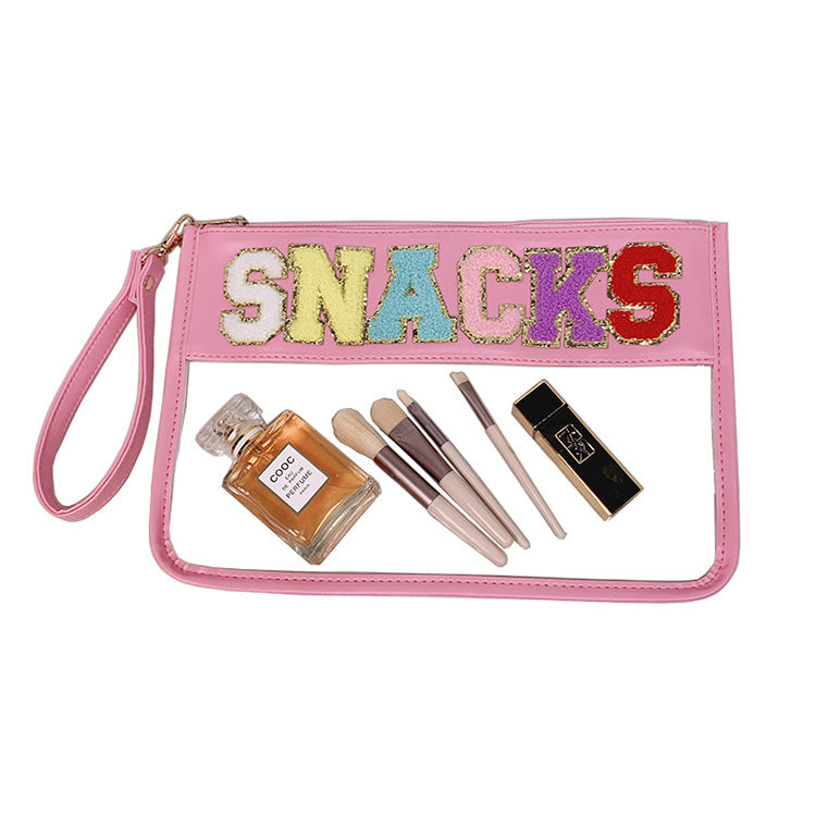 Cross-border Explosive Transparent PVC Portable Cosmetic Bag Waterproof Portable Storage Bag Beach Travel Cosmetic Bag Envelope Bag by Passport Outfitters