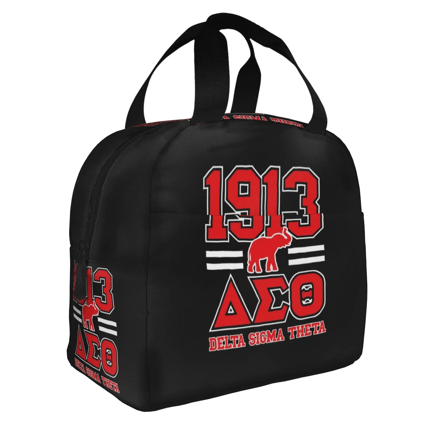 Deltas Sigmas Thetas 1913 DST Sorority Insulated Lunch Tote Bag for Women Portable Cooler Thermal Bento Box Work School Travel by Passport Outfitters