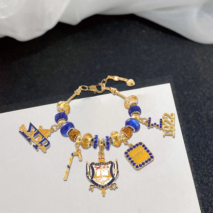 1922 Women Sorority Service Sisterhood Greek Letters Sigma Gamma Rho Group Bracelets Fine Jewelry by Passport Outfitters
