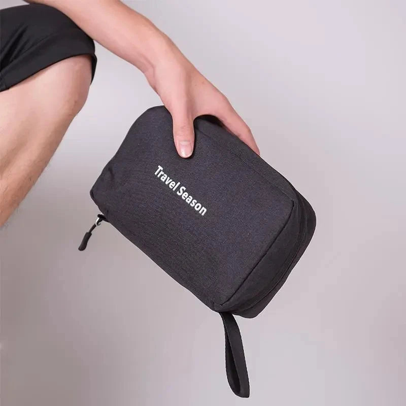 Hanging Travel Toiletry Bag for Men and Women Waterproof Makeup Cosmetic Beautician Folding Bag Bathroom and Shower Organizer by Passport Outfitters