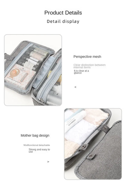 Travel Waterproof Folding Dry and Wet Separation Toiletry Bag - Passport Outfitters Apparel 