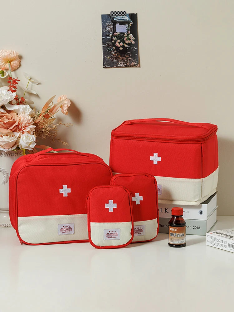 Travel Medicine Bag Pill Storage Pouch Outdoor Essentials Emergency Survival Bag Mini First-aid Kit Portable Home Storage Bag by Passport Outfitters