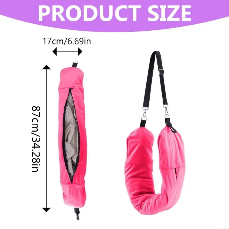 Stuffable Neck Pillow Fillable Travel Pillow and Storage Bag - Passport Outfitters Apparel 