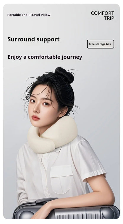 Travel Neck Pillow Travel Neck Cushion Durable U-shaped Travel Pillow Non-deformed Airplane Pillow by Passport Outfitters