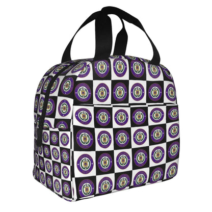 African American Omegas Psi Phi Fraternity Inc Portable Lunch Boxes Leakproof Thermal Cooler Food Insulated Lunch Bag Office by Passport Outfitters