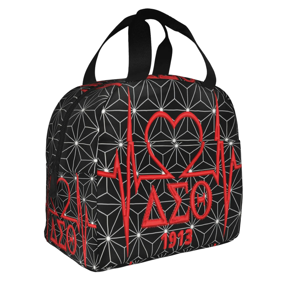 Deltas Sigmas Thetas 1913 DST Sorority Insulated Lunch Tote Bag for Women Portable Cooler Thermal Bento Box Work School Travel by Passport Outfitters