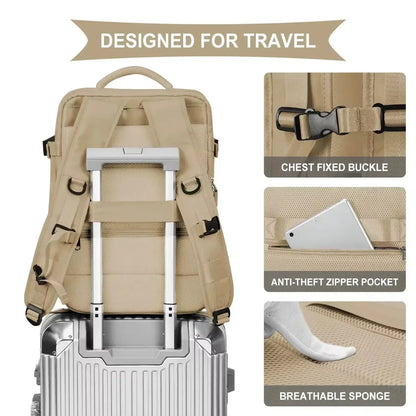 Backpack 40x30x20 Airplane, Cabin Hand Luggage Backpack, Laptop Backpack for Aeroplane Travel, School Backpack by Passport Outfitters