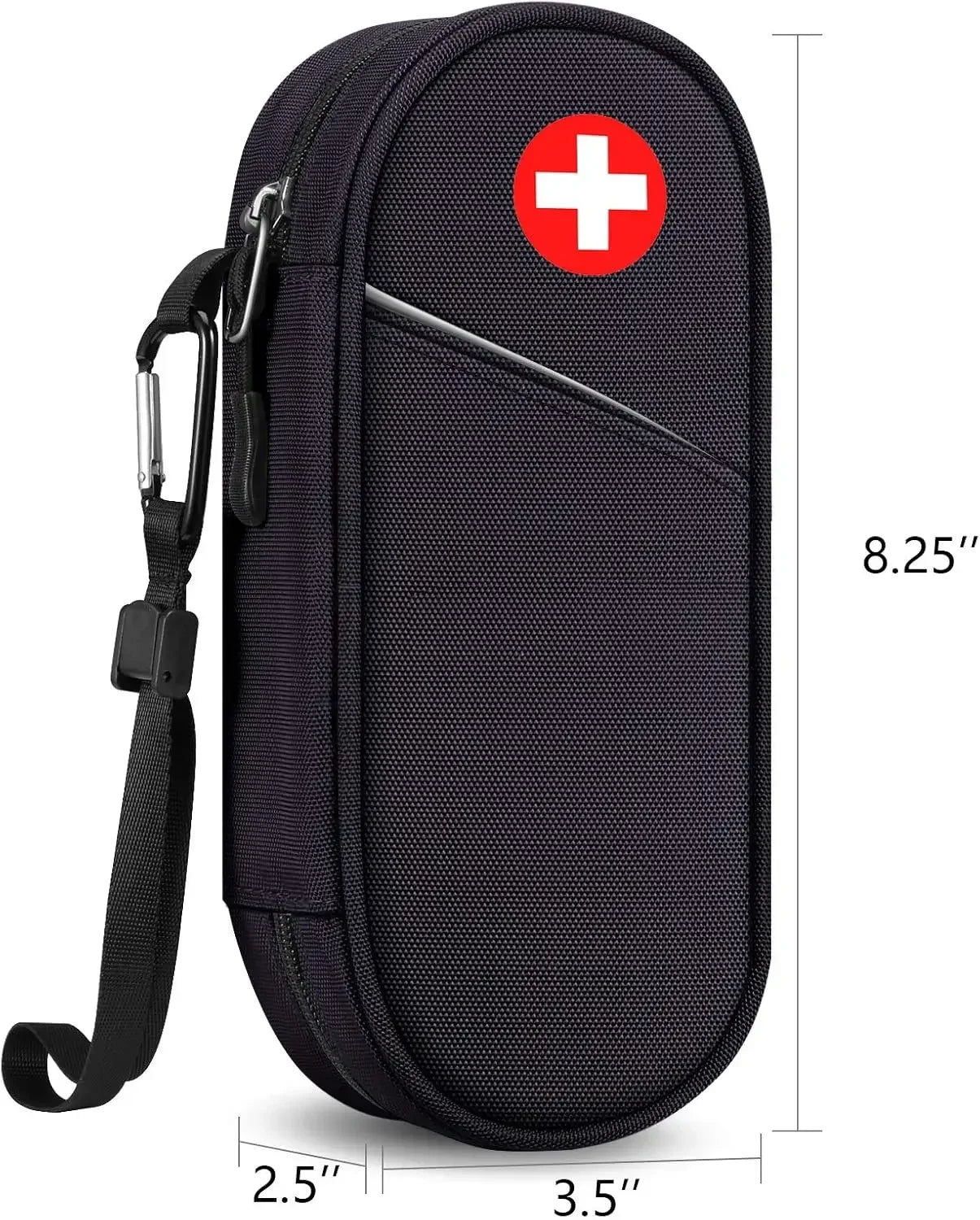 Travel Medication Organizer Bag for Emergency Medical Supplies 2 EpiPens Insulated Pouch Survival Kit Camping Equipment by Passport Outfitters