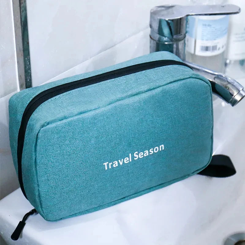 Hanging Travel Toiletry Bag for Men and Women Waterproof Makeup Cosmetic Beautician Folding Bag Bathroom and Shower Organizer by Passport Outfitters
