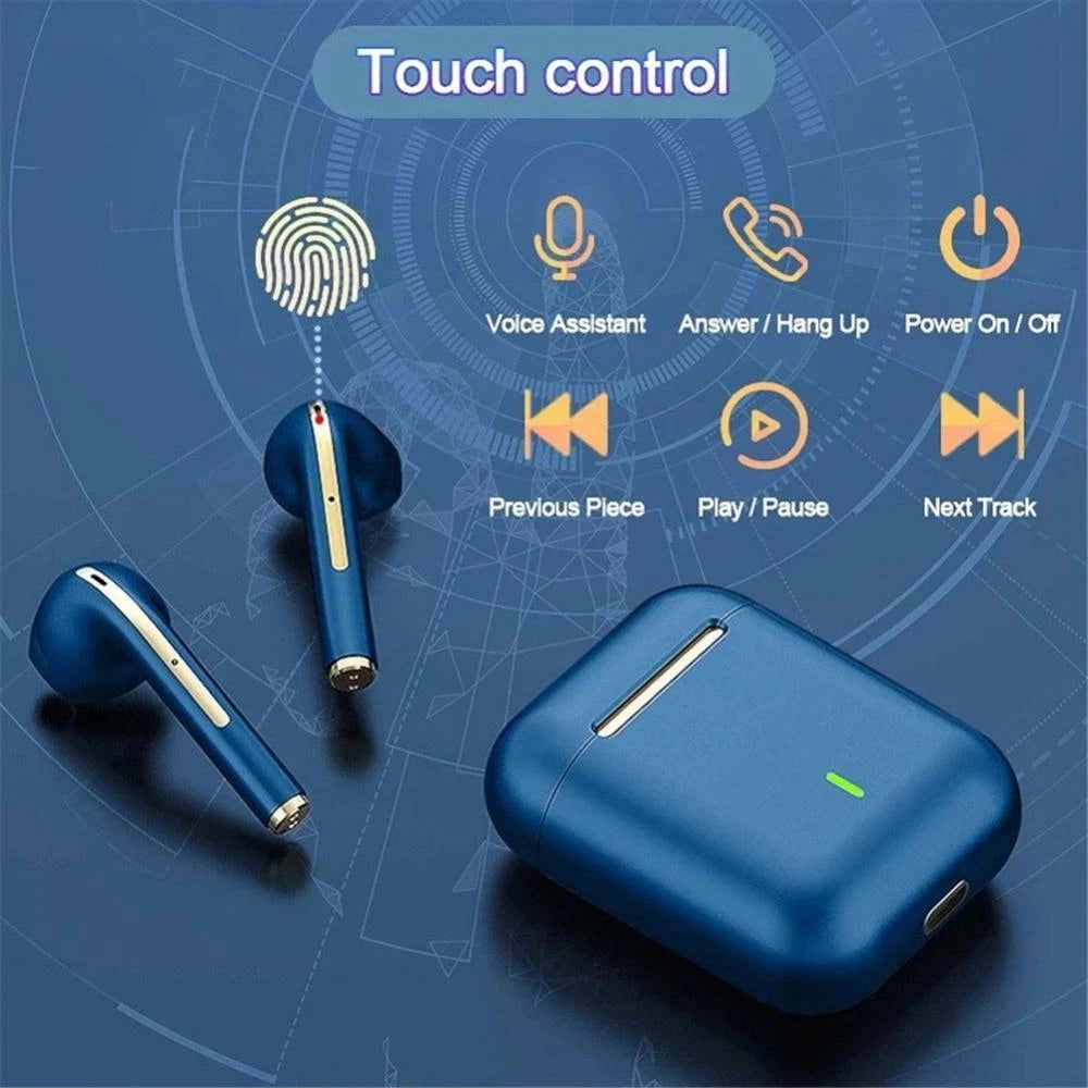 True Wireless Earphone Noise Cancelling Headphone HiFI Stereo Game With Micr TWS In Ear Earbuds Waterproof Headset by Passport Outfitters