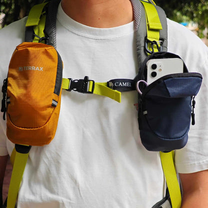 Outdoor Arm Bag Multifunctional Hiking Storage Bag Water Bottle Phone Pouch Adjustable Expand Backpack for Camping Hiking Sports by Passport Outfitters