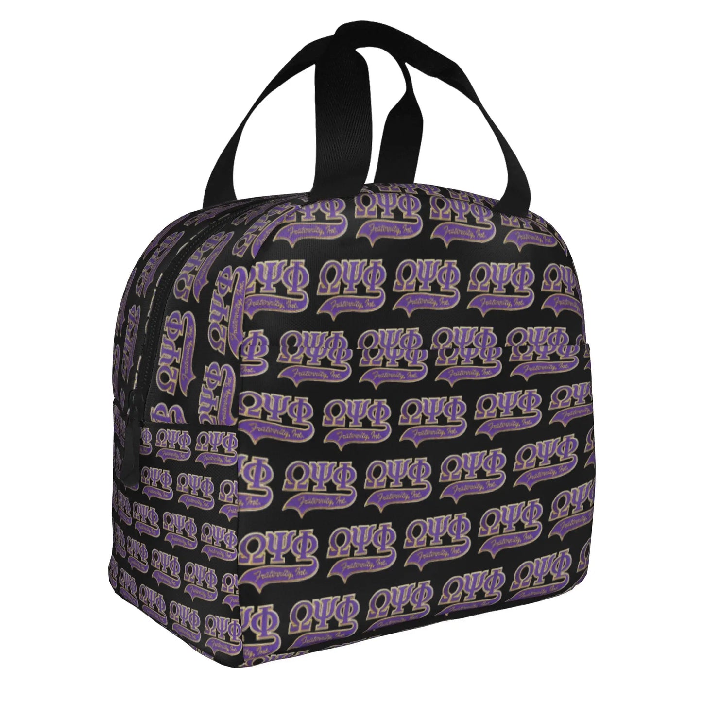 African American Omegas Psi Phi Fraternity Inc Portable Lunch Boxes Leakproof Thermal Cooler Food Insulated Lunch Bag Office by Passport Outfitters