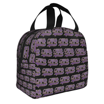 African American Omegas Psi Phi Fraternity Inc Portable Lunch Boxes Leakproof Thermal Cooler Food Insulated Lunch Bag Office by Passport Outfitters
