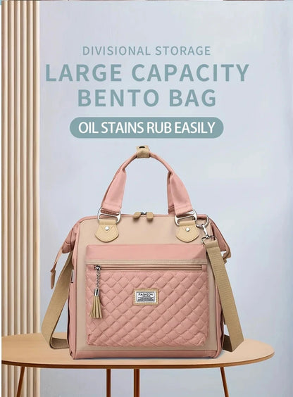 Large Capacity Lunch Bag Fashionable Thermal Cooler Lunchbox Food Bag for Work Keeps Cold and Heat Travel Camping Lunch Bags by Passport Outfitters