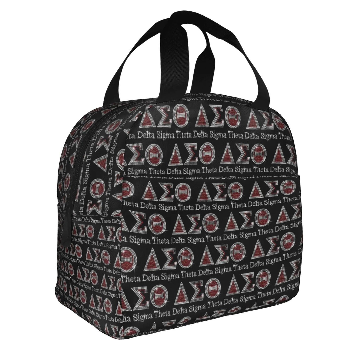 Deltas Sigmas Thetas 1913 DST Sorority Insulated Lunch Tote Bag for Women Portable Cooler Thermal Bento Box Work School Travel by Passport Outfitters