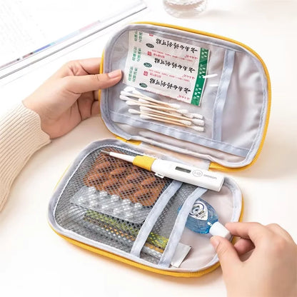 Travel Medicine Bag Pill Storage Pouch Outdoor Essentials Emergency Survival Bag Mini First-aid Kit Portable Home Storage Bag by Passport Outfitters