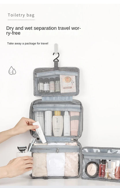 Travel Waterproof Folding Dry and Wet Separation Toiletry Bag - Passport Outfitters Apparel 