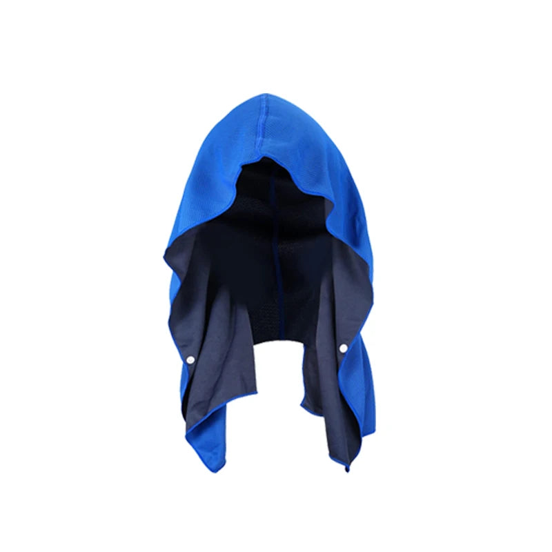 Cooling Hoodie Towel- Hood Towel, Evaporative Cool Technology, Cools Instantly When Wet, , Great for Sports, Fitness, Gym by Passport Outfitters