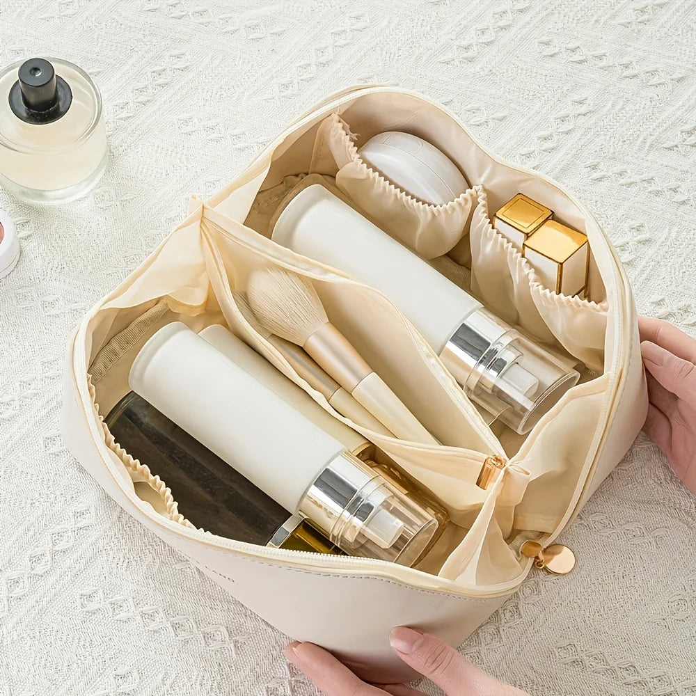 Makeup Organizer Female Toiletry Kit Bag Make Up Case Storage Pouch Luxury Lady Box, Cosmetic Bag, Organizer Bag For Travel Zip by Passport Outfitters