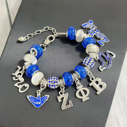 Zeta Phi Beta Charm Bracelet by Passport Outfitters