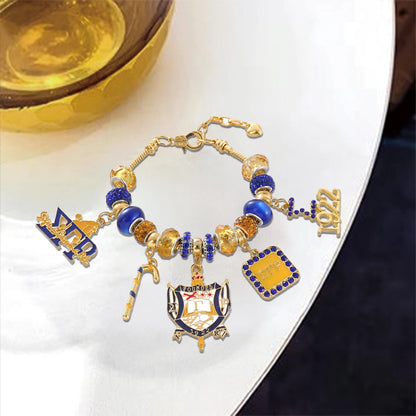 1922 Women Sorority Service Sisterhood Greek Letters Sigma Gamma Rho Group Bracelets Fine Jewelry by Passport Outfitters