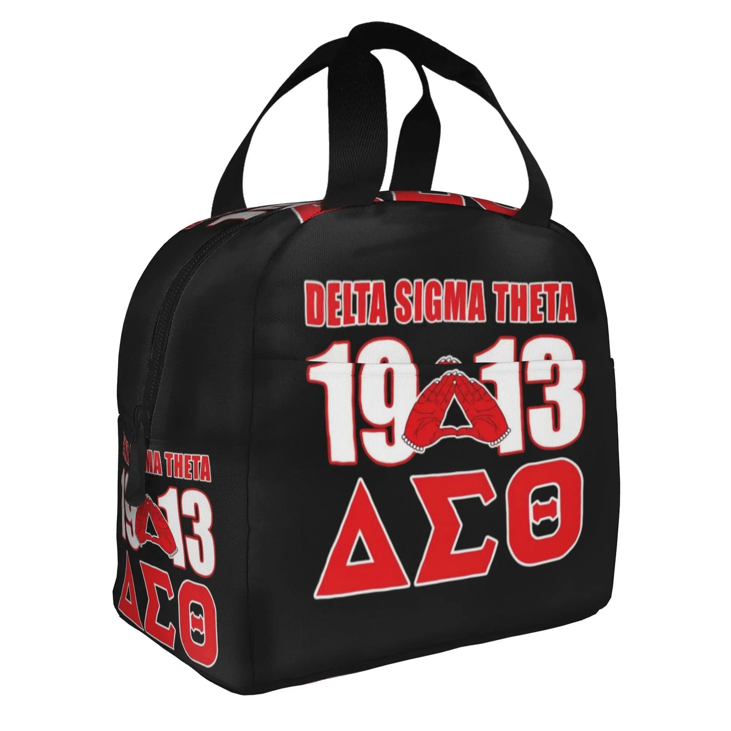 Deltas Sigmas Thetas 1913 DST Sorority Insulated Lunch Tote Bag for Women Portable Cooler Thermal Bento Box Work School Travel by Passport Outfitters