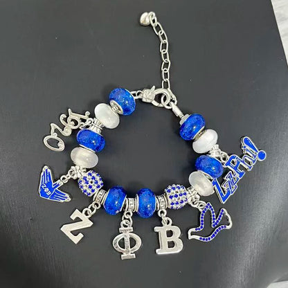 Zeta Phi Beta Charm Bracelet by Passport Outfitters