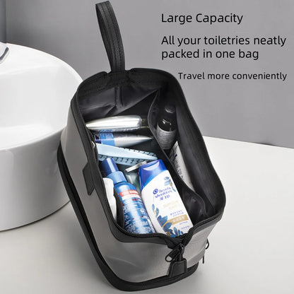 Large Capacity Women's Men Travel Toiletry Bag Makeup Cosmetics Storage Organizer Holer 2-layer Toiletry Washing Bag Waterproof by Passport Outfitters