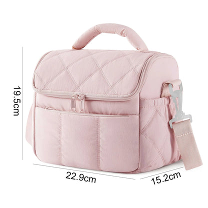 New Nylon Portable Lunch Bag Reusable Multi-functional Insulated Lunch Box Leakproof Insulated Bag Women Special Purpose Bags by Passport Outfitters