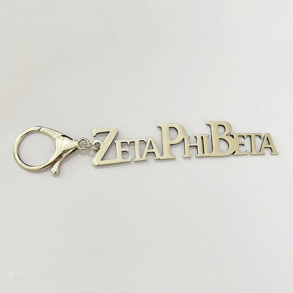 Zeta Phi Beta Stainless Steel Keychain by Passport Outfitters