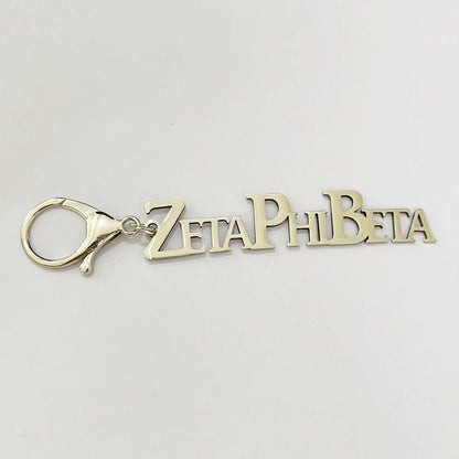 Zeta Phi Beta Stainless Steel Keychain by Passport Outfitters