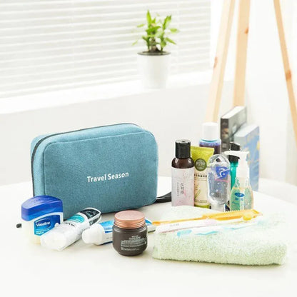 Hanging Travel Toiletry Bag for Men and Women Waterproof Makeup Cosmetic Beautician Folding Bag Bathroom and Shower Organizer by Passport Outfitters